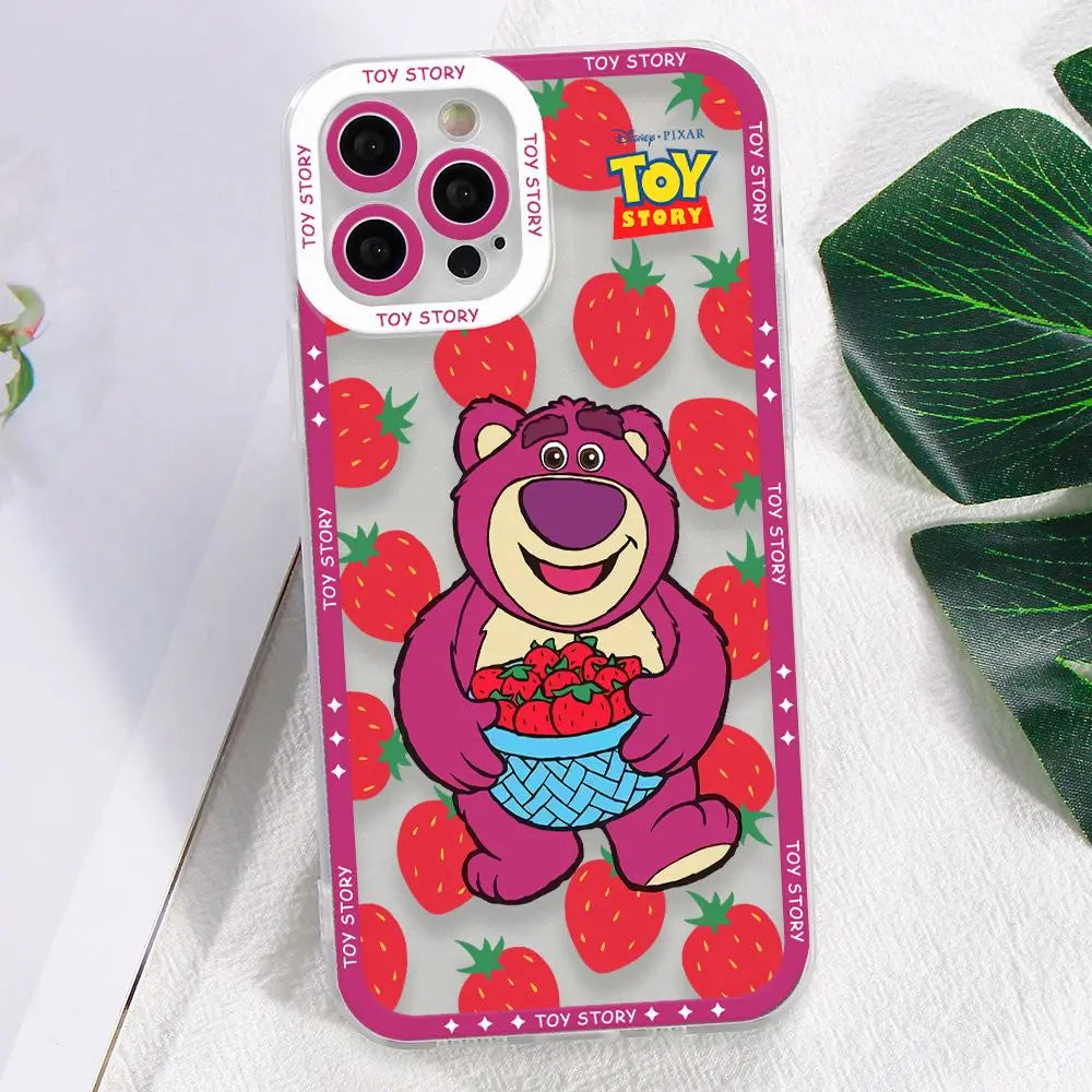Toys Storys Woodys Aliens Phone Case for Apple iPhone 17 Air 16 15 14 Plus 13 12 11 Pro Max Border printing Transparent Cover