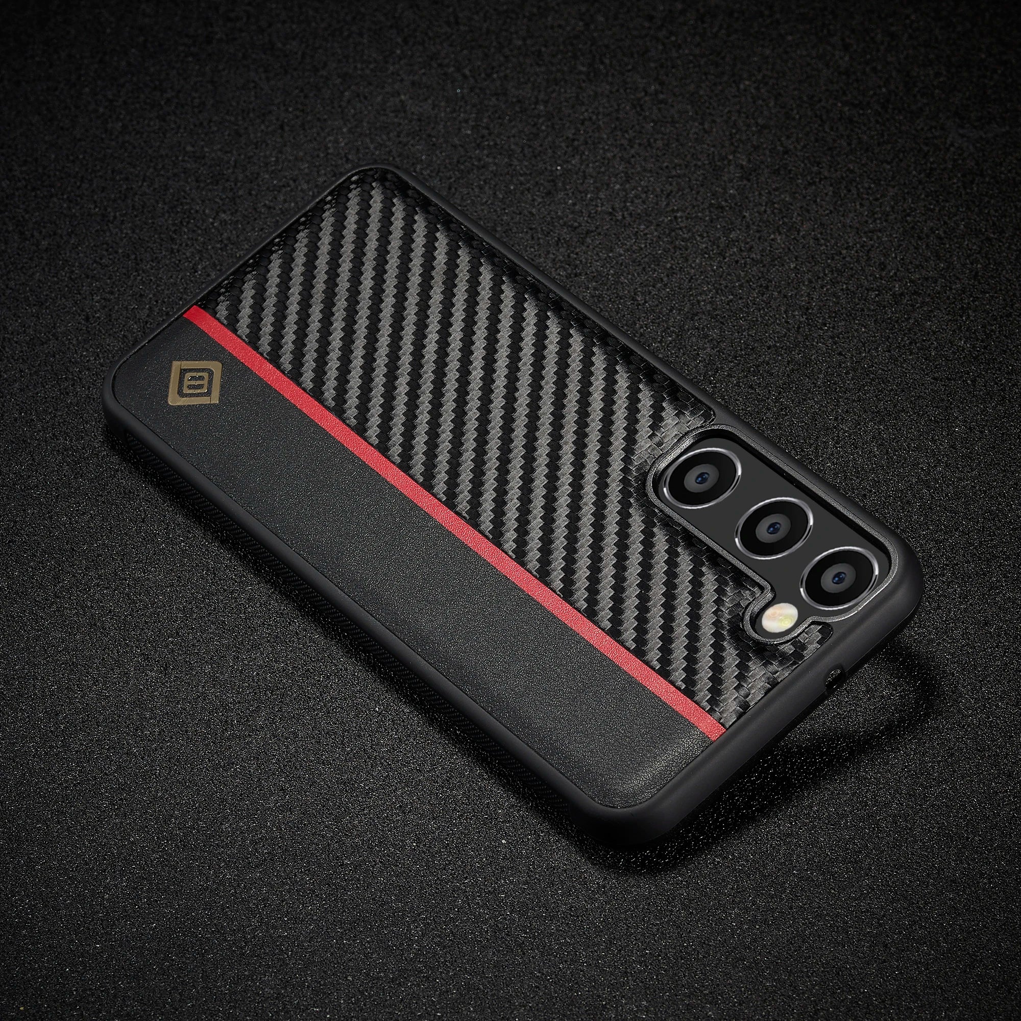 Carbon Fiber Leather Case for Samsung Galaxy S25 S24 S23 Ultra S21 S20 FE S10 S22 Plus Note 20 10 Shockproof Microfiber Cover
