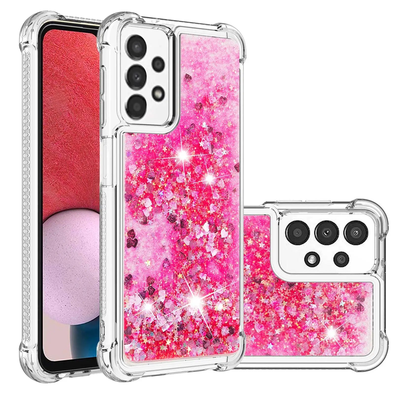 Glitter Liquid Quicksand Case For Samsung S24 Soft Cover For Galaxy S23 S22 Ultra S21 S10 S9 PLUS S20 S23 S21 FE Transparent