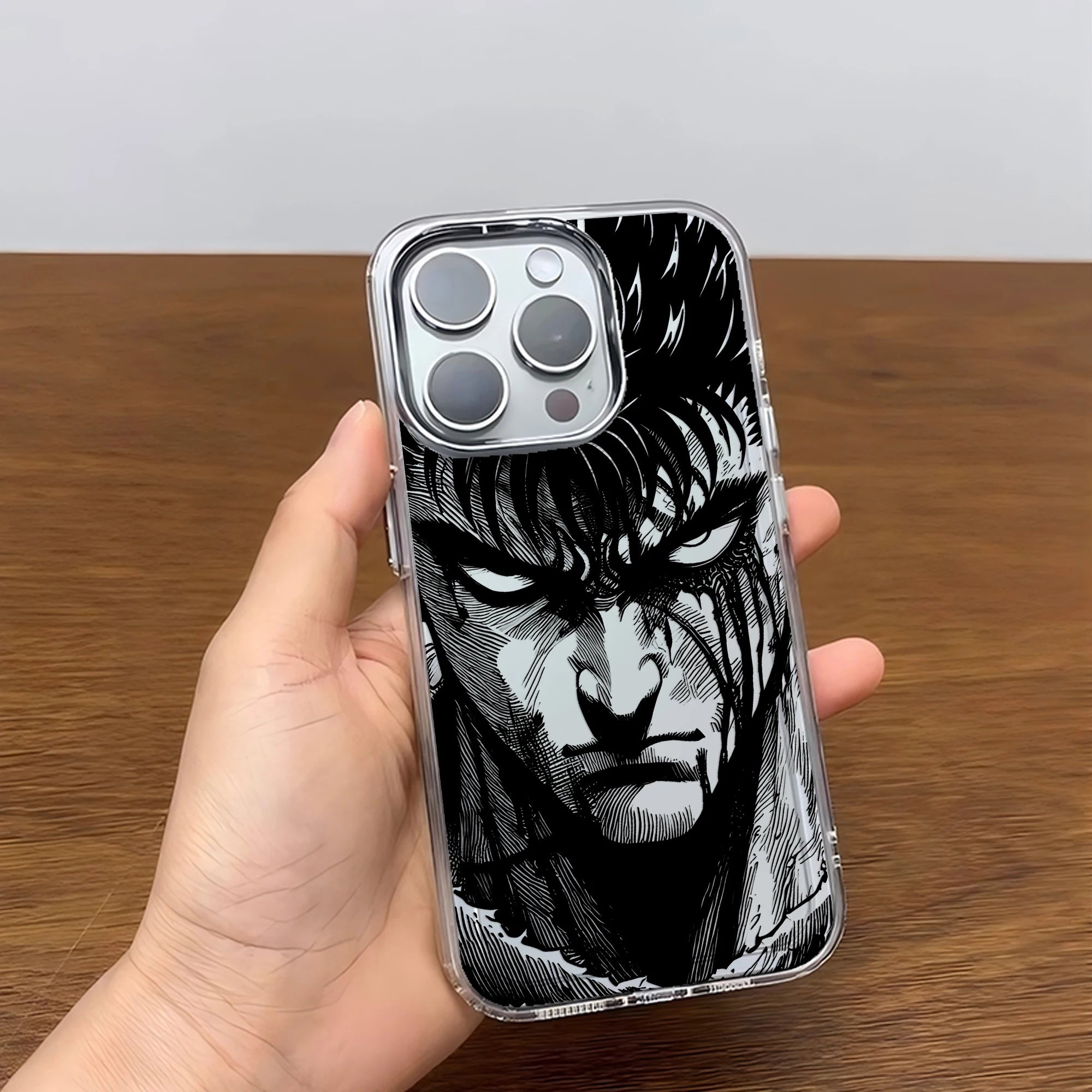 New Japanese Hot Blood Anime Berserk Guts Phone Case For iPhone 17 16e 16 15 14 13 12 11mini Pro Max X XR XSMAX 8 Air Plus Cover