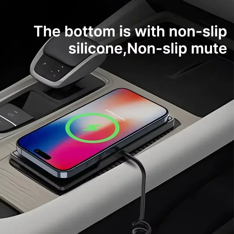 Car Wireless Charger Phone Pad for iPhone 17 16 15 14 13 12 Pro Max AirPods Samsung Xiaomi Airpods Pro 2 Fast Charging Station