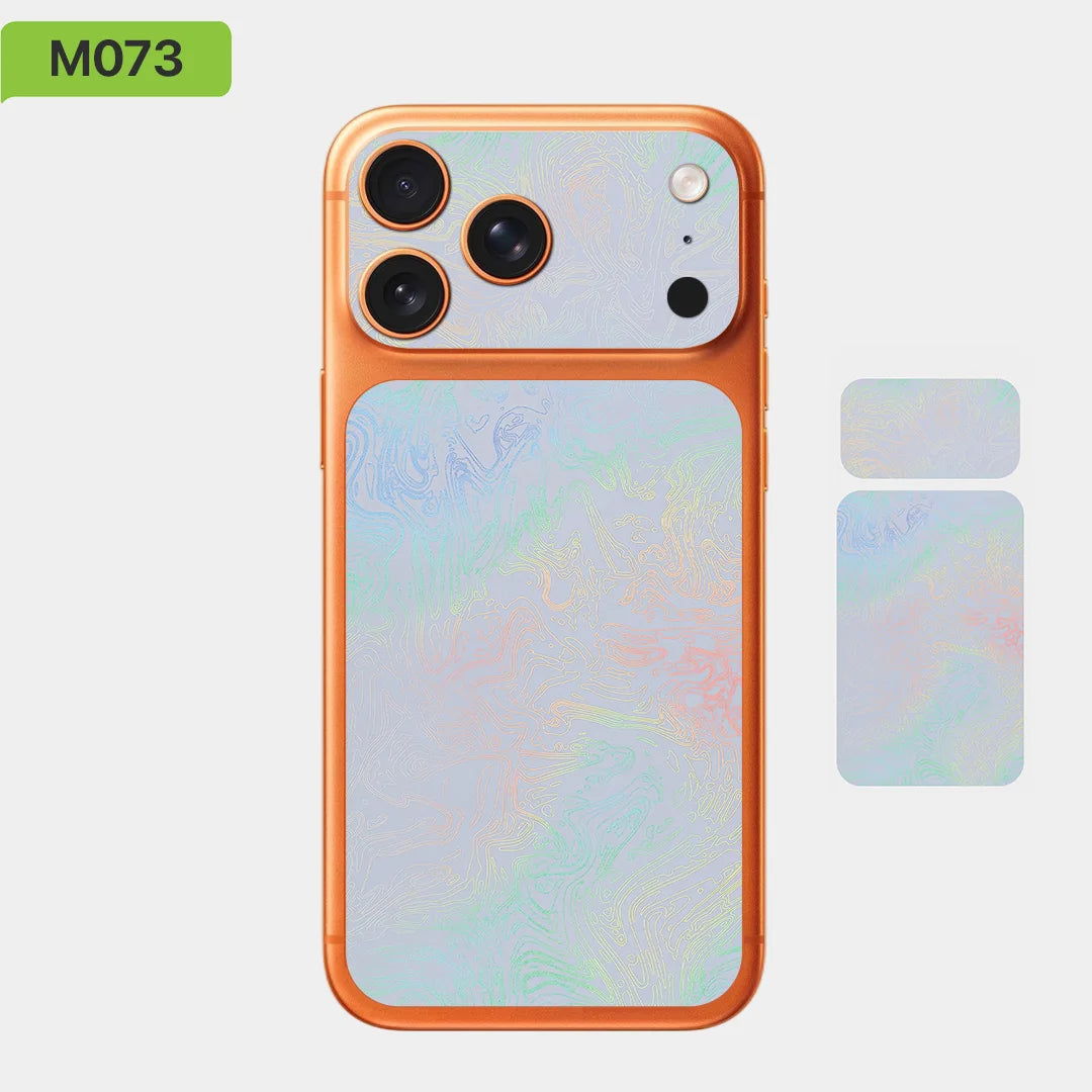 For Apple iPhone 17 Pro 17 Pro Max Full Back Cover Decal Wrap Skin Colorful Rear Protective Sticker Film