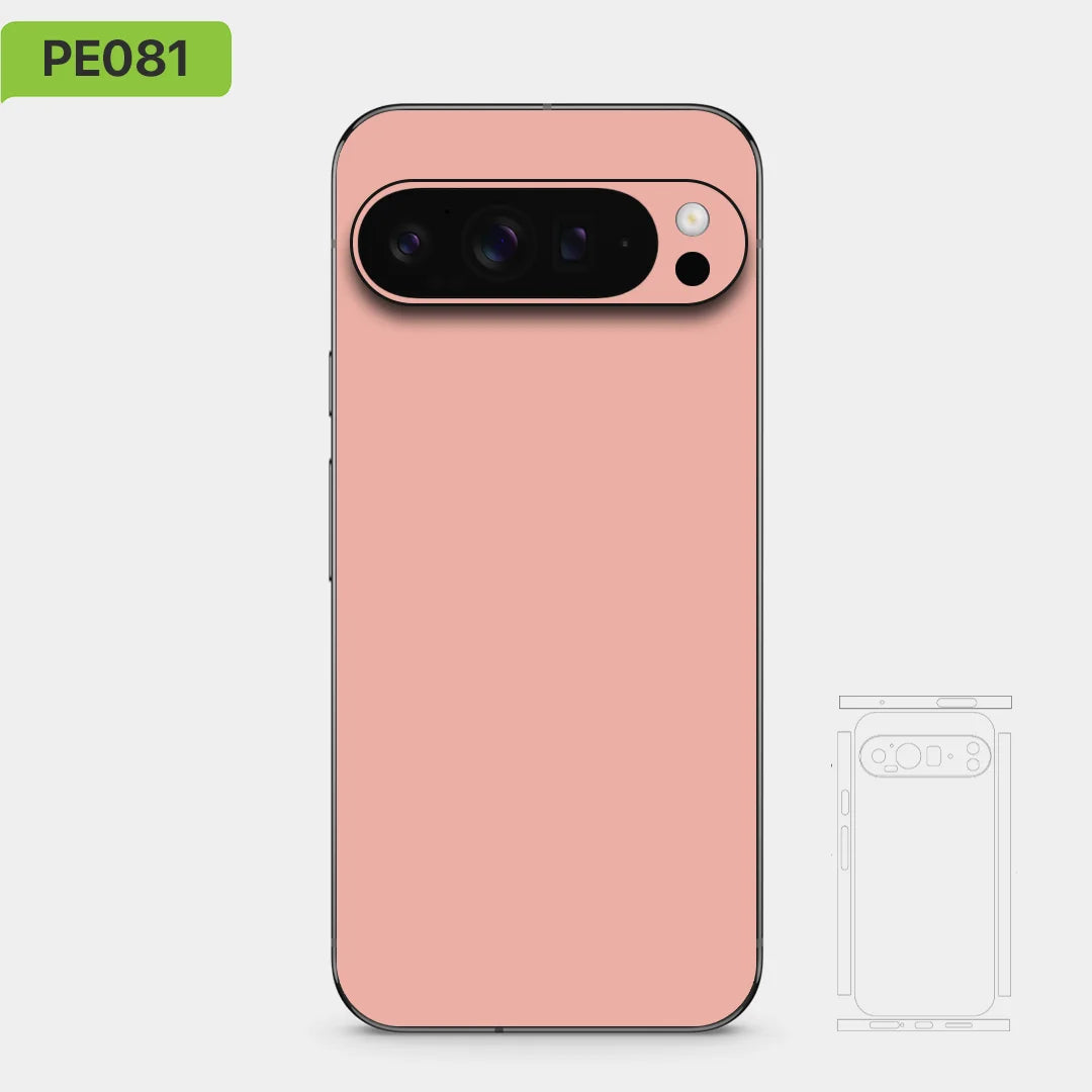 Plain Color Decal Skin for Google Pixel 10 9 8 8 Pro7A Back Screen Protector Film Cover Case Macaroon Wrap Matte Sticker