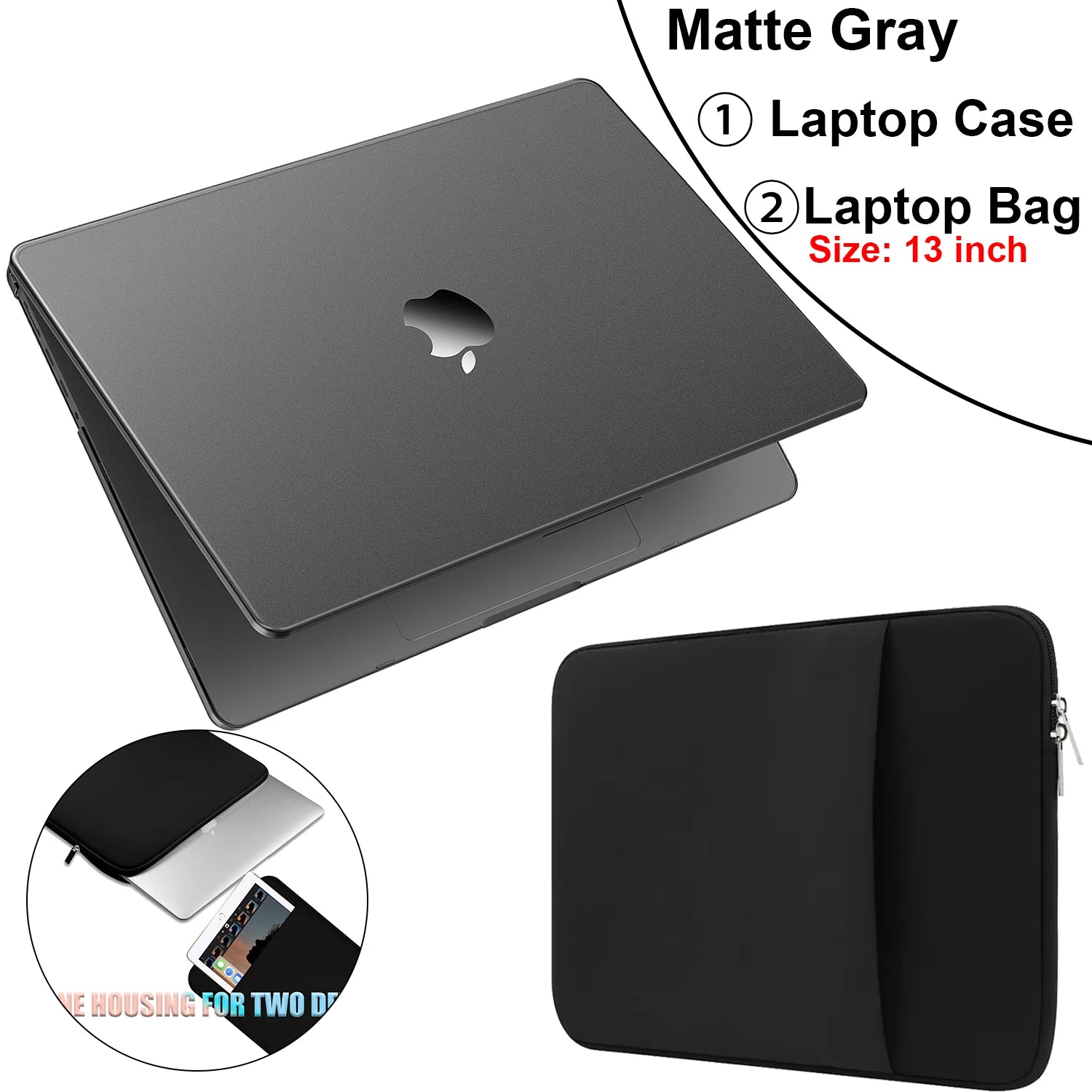 Matte Laptop Case For MacBook Air 13.6 inch Case M5 M4 M3 M2 2026-2022 Release Model A3240 A3113 A2681,For MacBook Accessories