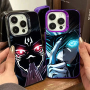 Cool Jujutsu Satoru Gojo Plating Hard Case for iPhone 17 Air 16 15 11 12 14 13 Pro Max XS X XR Plus 8 7 SE 2020 Shockproof Cover