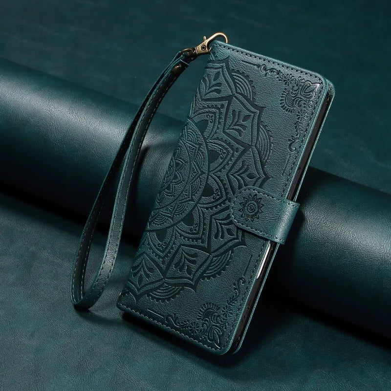 Luxury PU Leather Flip Case For Samsung Galaxy S20 FE S21 S22 S23 S24 S25 S26 Ultra S7 Edge S8 S9 S10 Plus Wallet Phone Cover