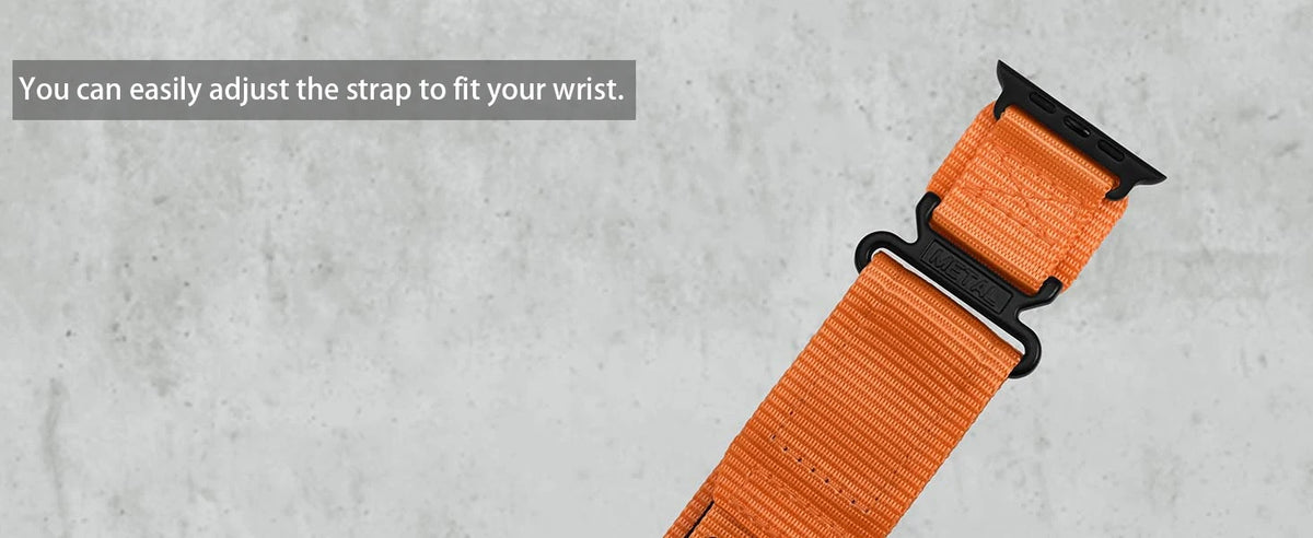 Compatible with Apple Watch Band Series 9/8/7/6/5/4/3/2/1/SE/Ultra, Nylon Sports Strap with Woven Design for 49mm 42mm/44mm/45mm