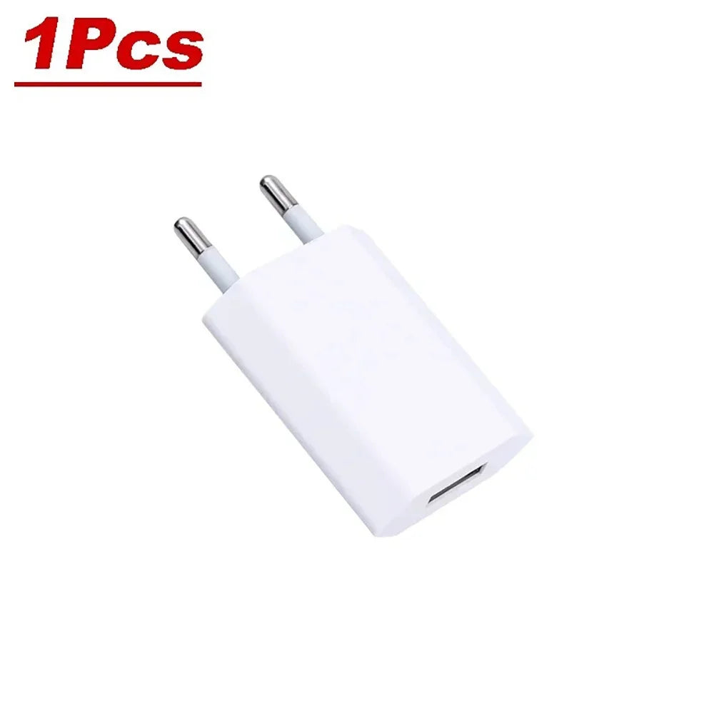 5V 1A USB Charger Fast Charging Mobile Phone Travel Wall Charger For iPhone Samsung Xiaomi Huawei Portable QC3.0 EU Plug Charger