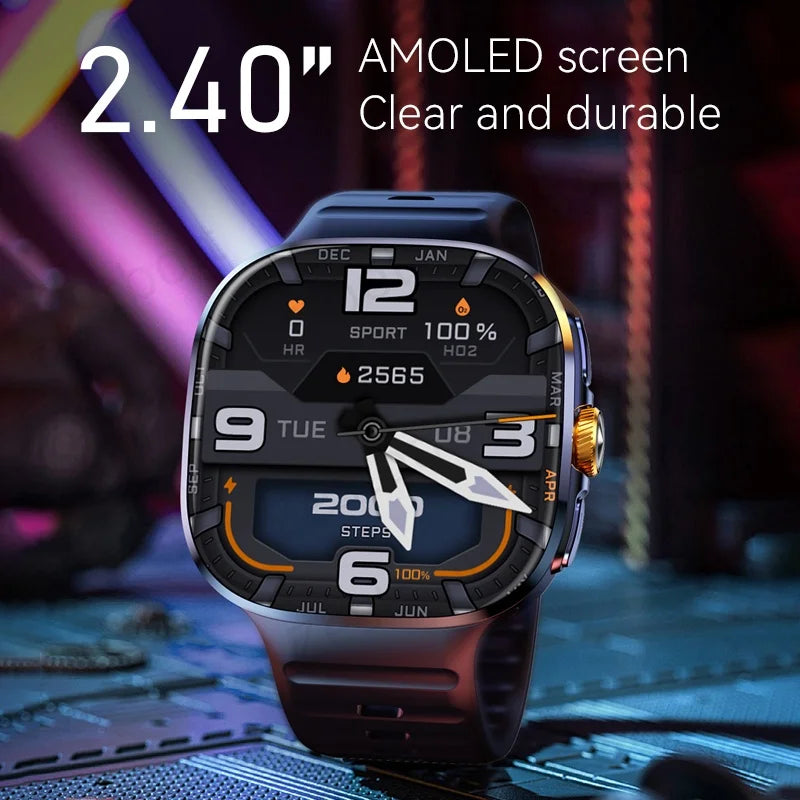 M99 4G 5G Full Netcom Smartwatch 2.4 inch Amoled Screen insert Sim Card GPS WIFI 190° Rotating Camera Game Android Smart Watch