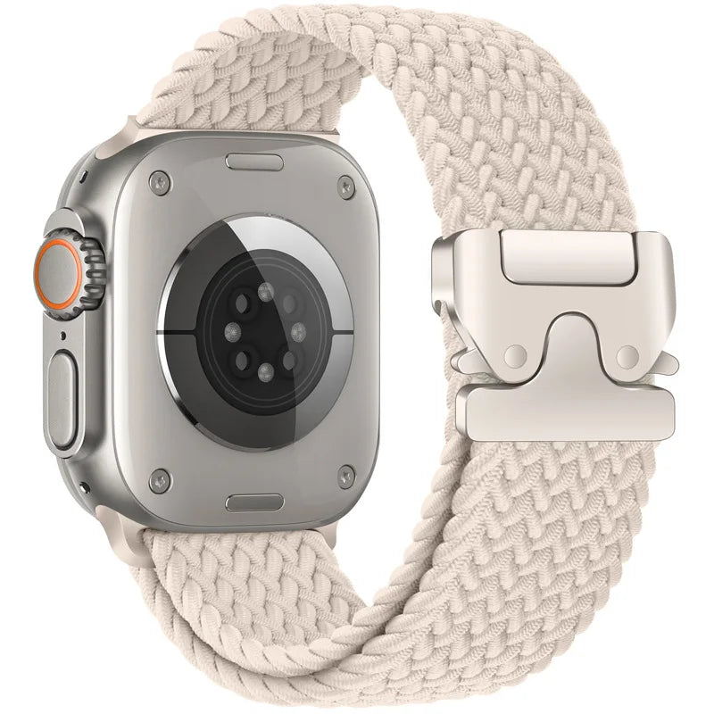 Parachute Strap For Apple Watch Band 44mm 46mm 42mm 45mm 41mm 40mm Braided Bracelet Correa iWatch Series 10 9 8 SE Ultra 2 49mm