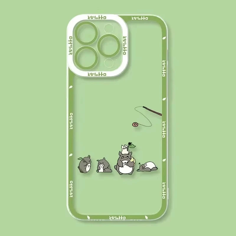Phone Case For Samsung S26 S25 S24 S23 S22 S21 S20 FE Note20 Note10 Plus Ultra Lite Edge T-Totoros 5G Clear Soft TPU Cover