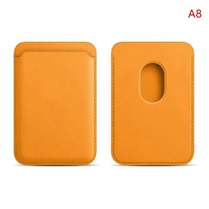 For Magsafe Accessories Magnetic Wallet Holder Leather Case For iPhone 13 12 14 15 16 17 Pro Max Card Holder Phone Purse Cover