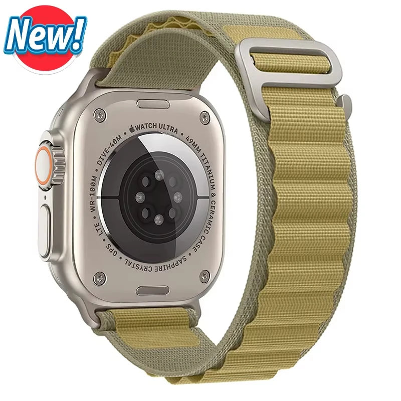 Alpine Loop Strap for Apple Watch Band Ultra 3 2 49mm 46mm 45mm 44mm 41mm 46mm 42mm Bracelet iWatch Series 11 10 9 8 7 6 5 SE 3