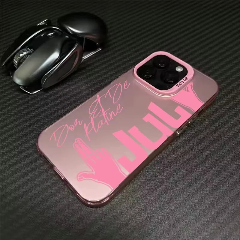 Fashion Phone Case For iPhone 17 Air 16e 16 ProMax 15 14 Plus 13 12 11 Shockproof Silicone JuL C'est Pas Des Lol  Back Cover