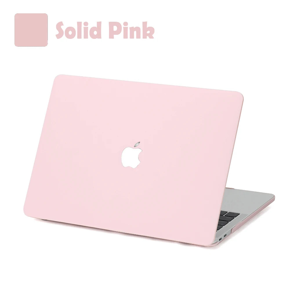 Frosted Laptop Case For Macbook Air 13 A2337 A1466 For Mac M1 Chip Pro 13 A2338 For Macbook Pro 14.2 16.2 Matte Protective Cover