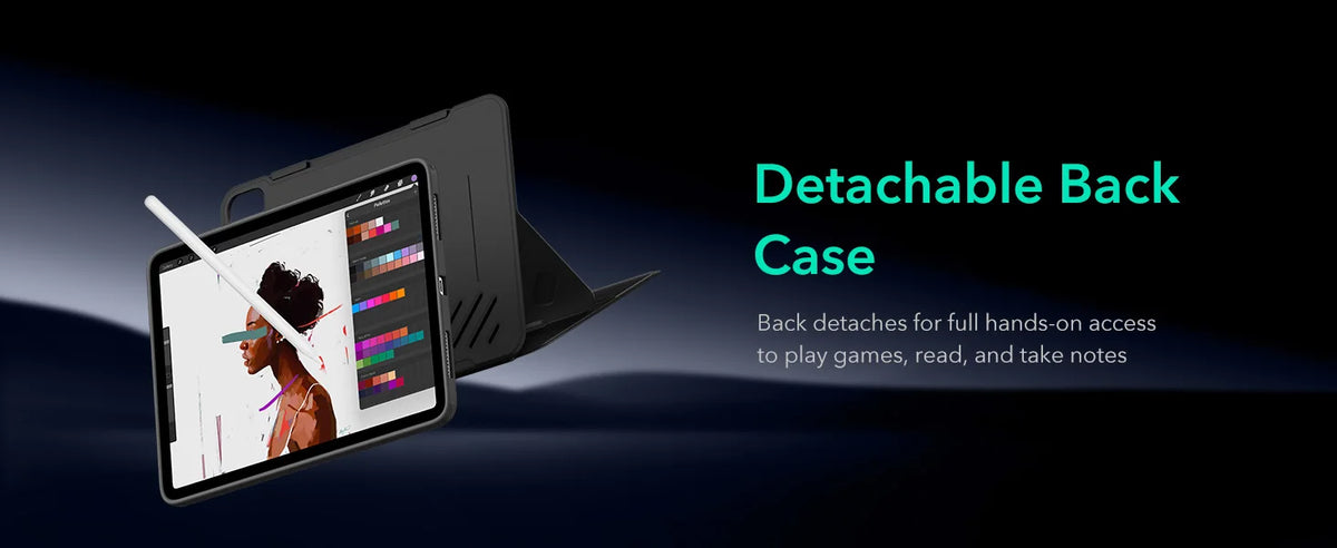 ESR for iPad Air 11 Inch Case M4/M3/M2 (2026/2025/2024) Powerful Magnetic Cover for iPad Air 5th/4th Gen (2022/2020)Auto Wake