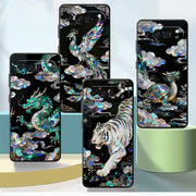 Tiger Green Dragon Case for Google Pixel 10A 9a 6a 8a 7a 10 9 Pro XL 6 7 8 Pro Funda Phone Cover
