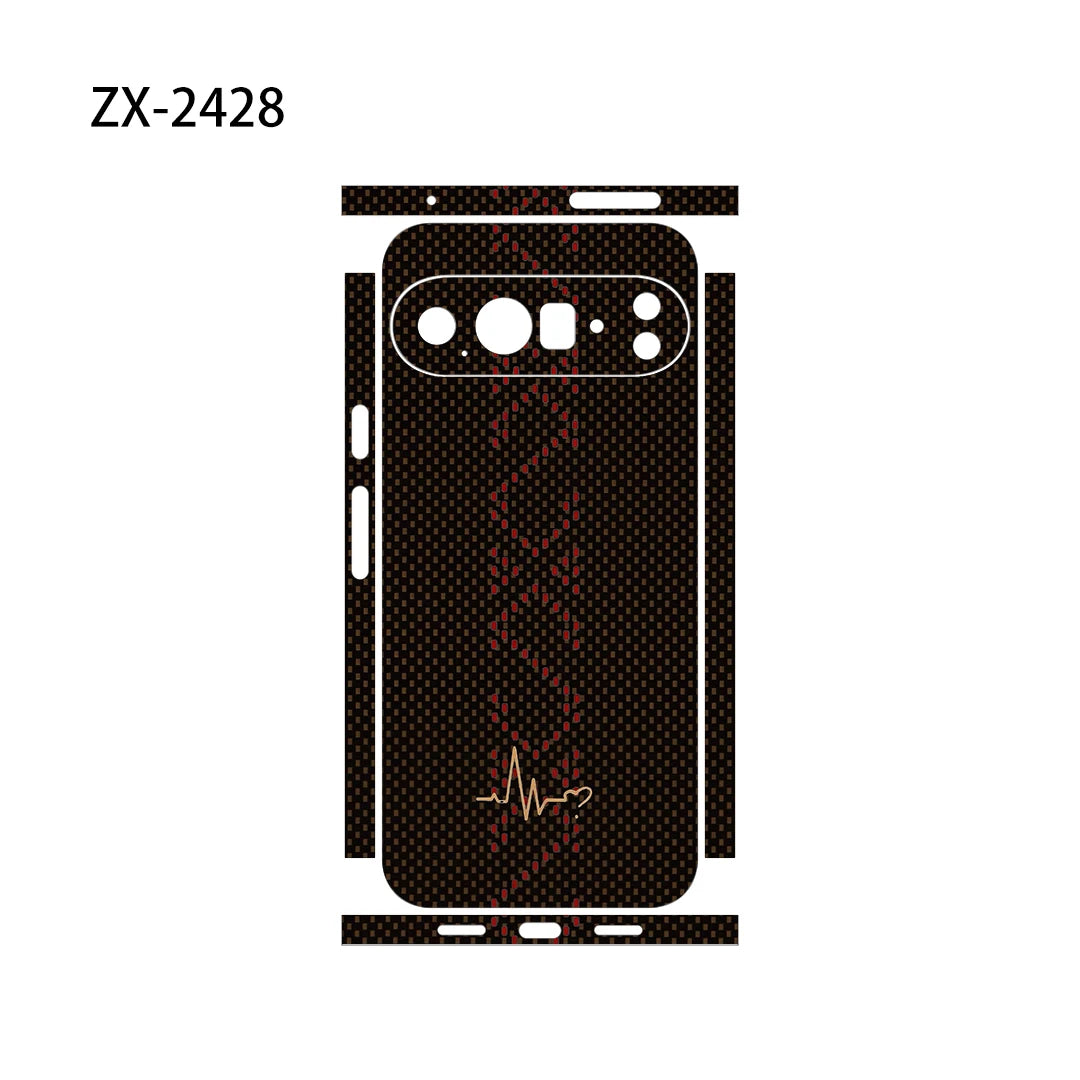 Creative Skin Wrap for Google Pixel 10 9 8 7 Pro 6 6A Back Screen Protector Film Cover Case Macaroon Wrap Sticker