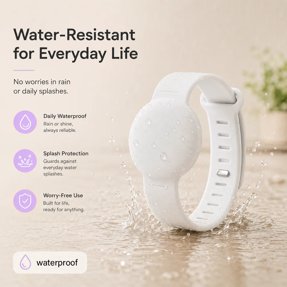 LAXASFIT GPS Tracker 180-Day Standby Global Positioning Location History Find My Device Anti-Lost Alarm for Kids Pets