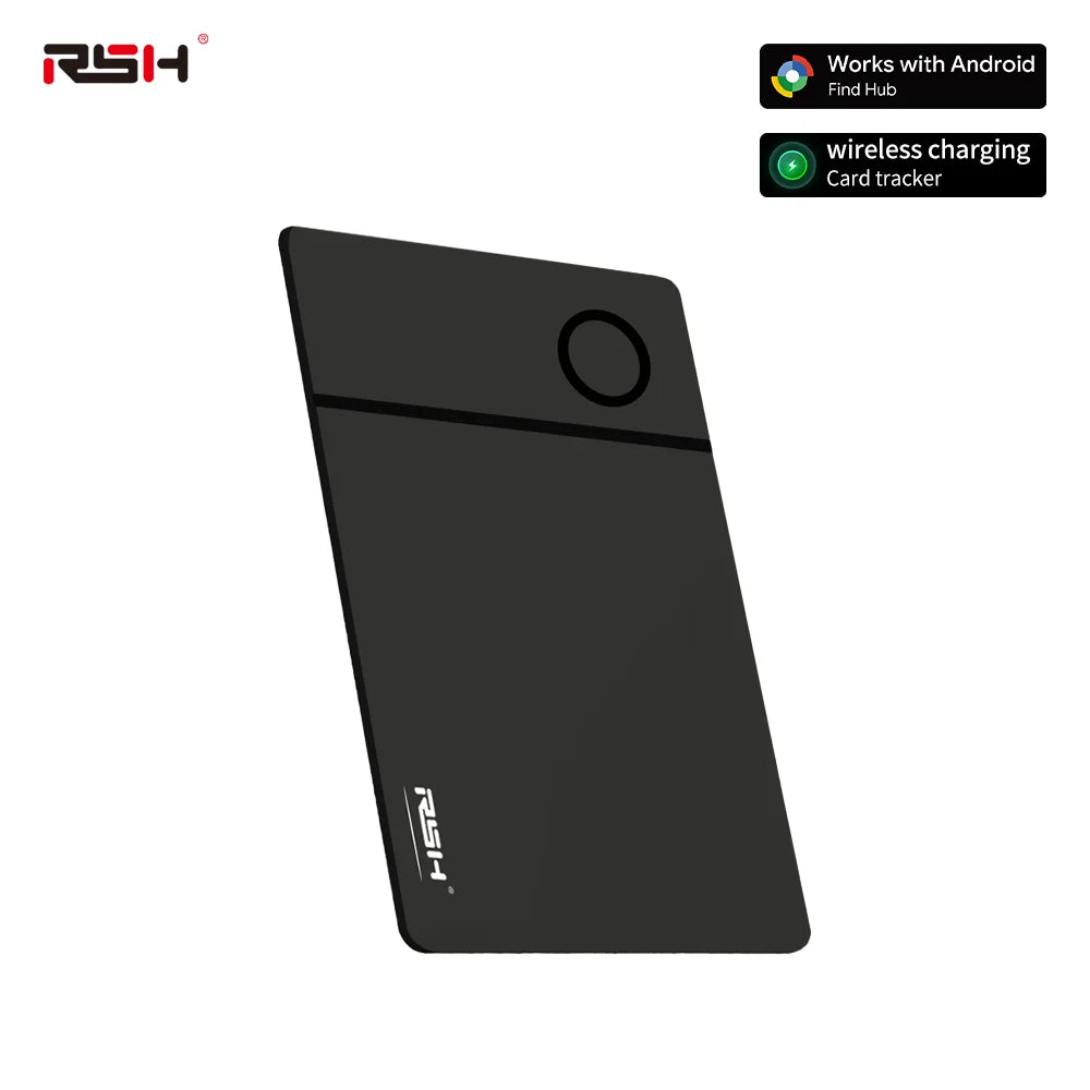 Slim Wireless Charging Card Tracker Android Locator Work with Google Find Hub App Wallet Bag Anti-loss Finder Gift Choice