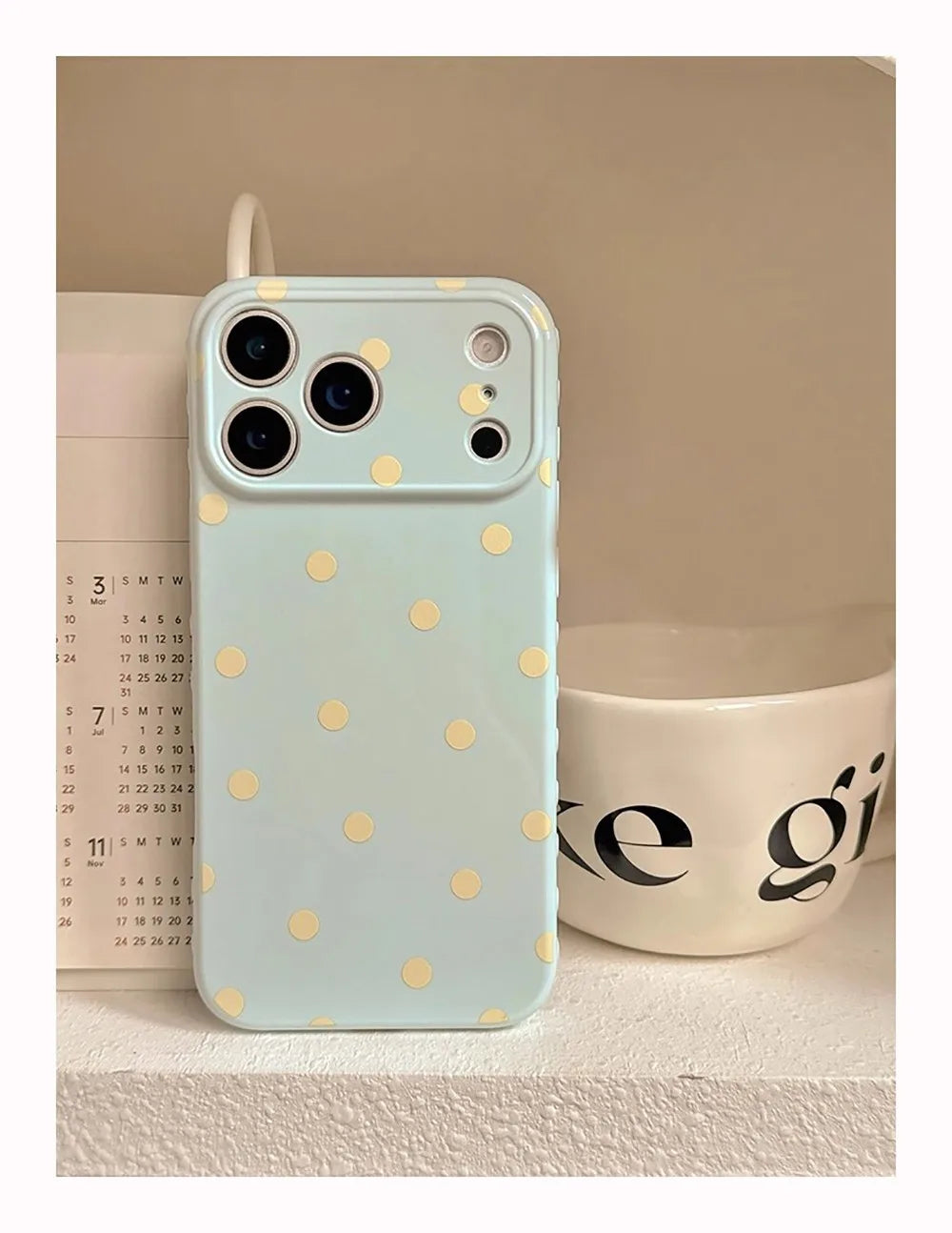 INS Lovely Polka Dot Cute Phone Case for iPhone 17 16e 16 15 14 13 12 11 Air Pro Max XS XR XSMax Plus Glossy Film Hard PC Cover