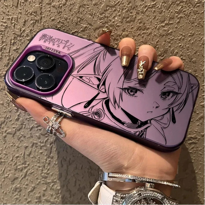Anime FRIERENS Cute Phone Case for Samsung Galaxy S26 S25 S24 S23 S22 S21 S20 Note20 Ultra Edge Plus 4G 5G Anti Fall Matte Cover