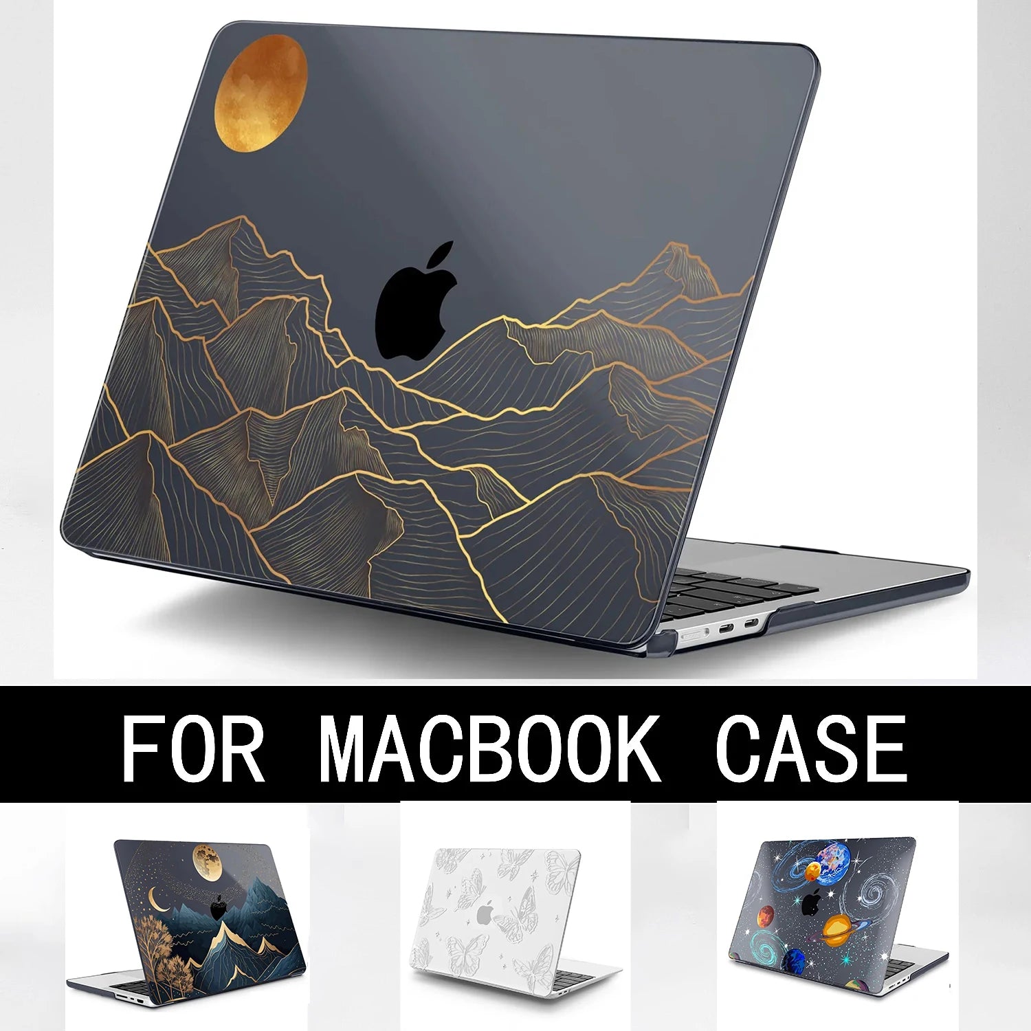 Creative Laptop Case For Macbook Neo 2026 Air13.3 A2337 Pro13.3 A2338 Pro14 A3112 Air13.6 A3113 Air15 Transparent Hard Shell