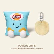 Cartoon Chips Earphone Protective Sleeve with Pendant,For Apple AirPods4, AirPods3, AirPods 2 1,For Air Pods Pro3  Pro2 Case