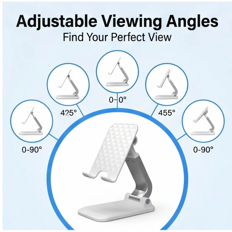Desk Mobile Phone Holder Stand for iPhone iPad Xiaomi Adjustable Desktop Tablet Holder Universal Table Cell Phone Stand