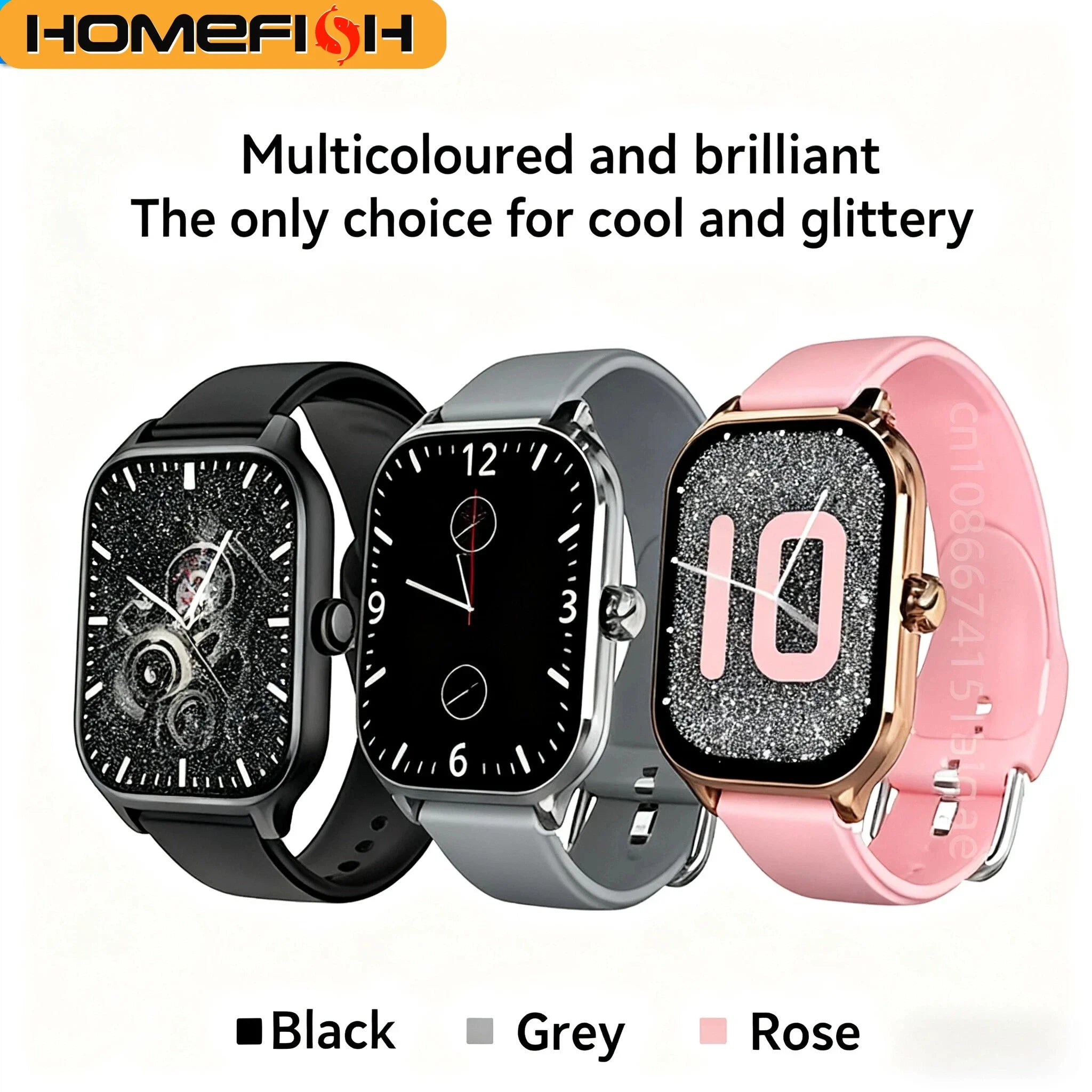 HOMEFISH H9 Intelligent Watch Bluetooth Call Remote Photography Sleep Monitoring Multiple Sports Modes Heart Rate Blood