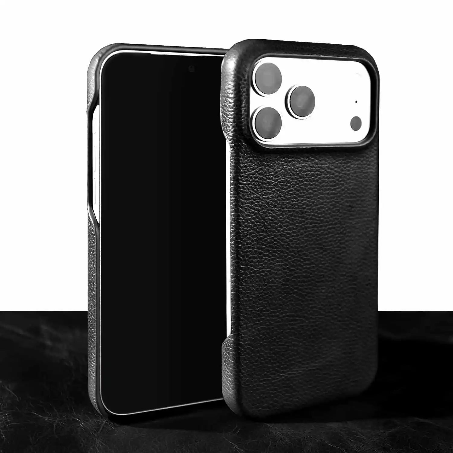 For Iphone 17 Pro Max Case For iphone16Pro 15 14 13 12 11 XR XS Genuine Leather Cover Cases Aesthetic Vintage Phone Back Coque