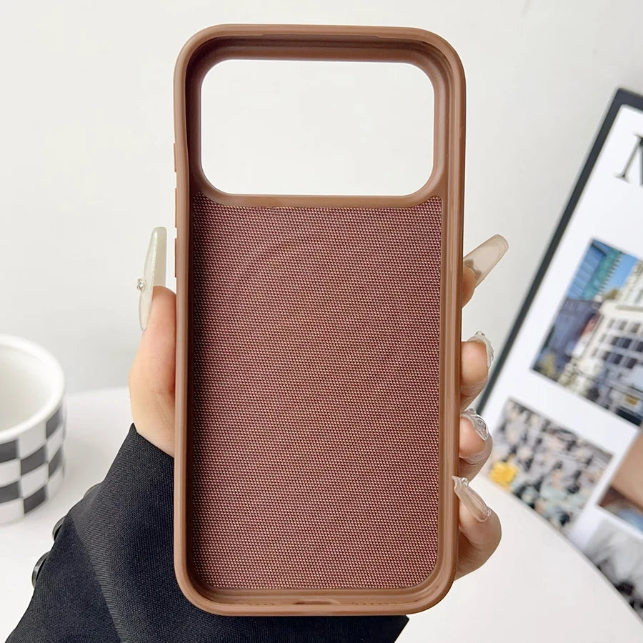 High Quality Original Technology Woven Case For IPhone 17 16 15 14 13 Pro Max Air Official For Magsafe Magnetic Protect Cover