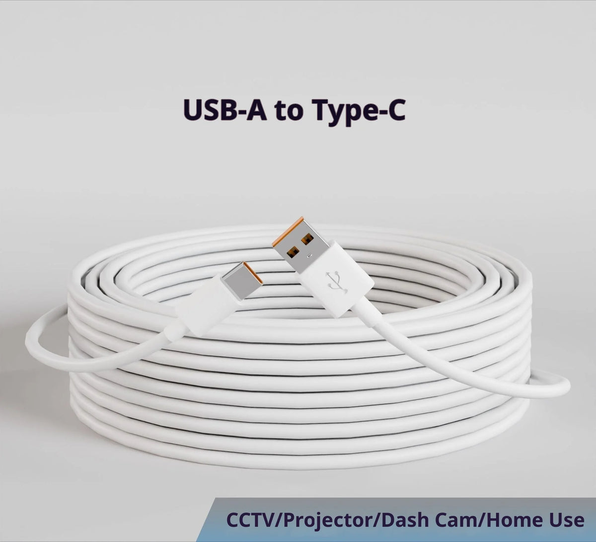 1m-14m extra long USB Type C charging cable Android camera extension monitoring for Huawei Android phones surveillance cameras