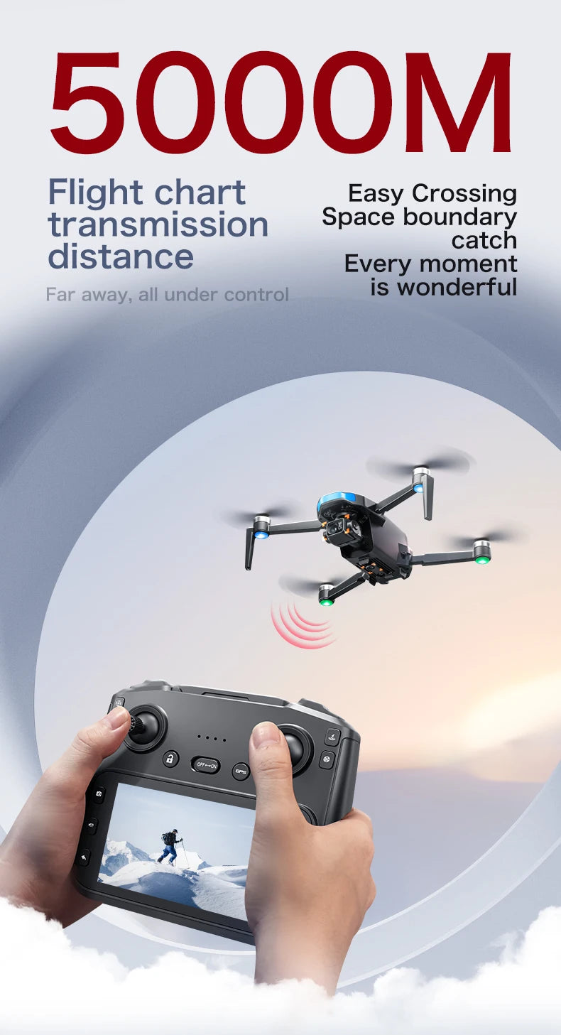 Original S-X1 GPS Drone 8K HD professional camera Three-axis gimbal WIFI Obstacle Avoidance Quadcopter Brushless Toy Gift