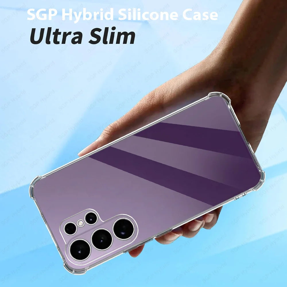 Shockproof Armor Case For Samsung Galaxy S26 Ultra S26+ S 26 SamsungS26 Plus S26Ultra 5G Clear Silicone Cover Transparent Funda