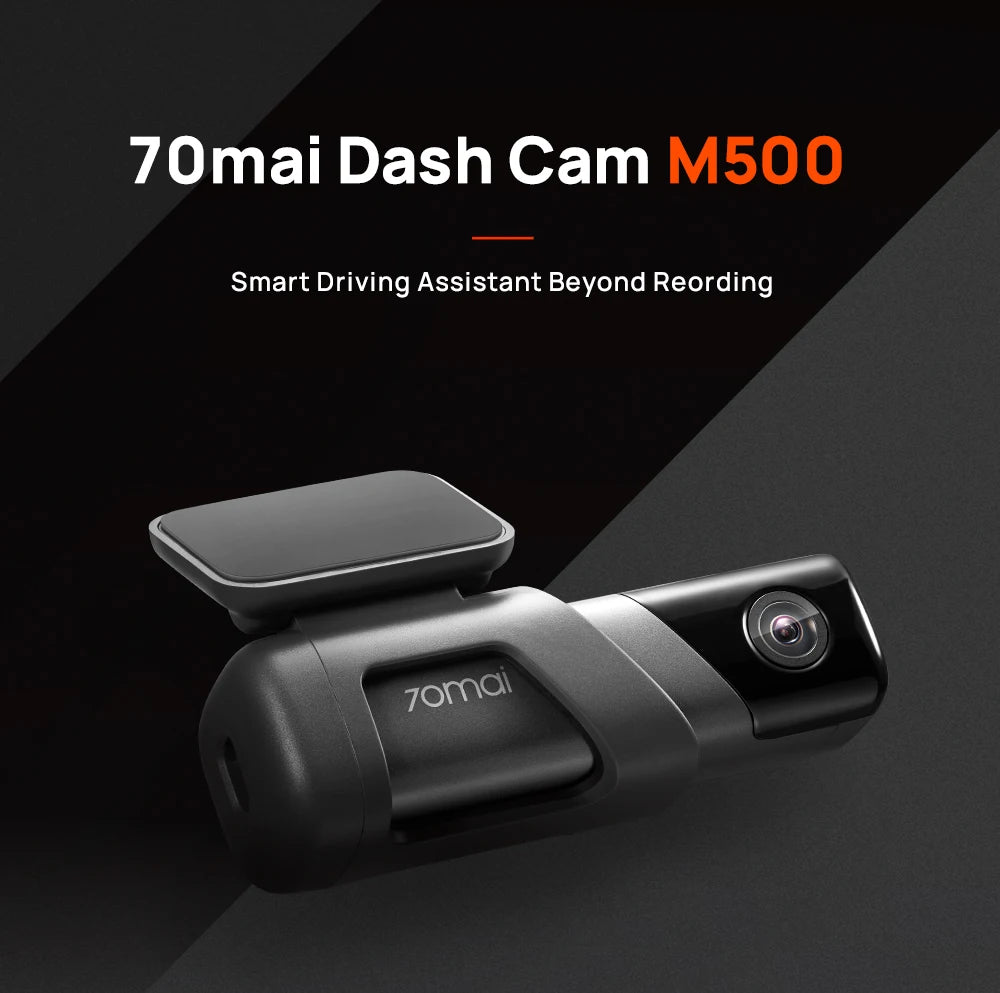 70mai Dash Cam M500 1944P 170FOV 70mai M500 Car DVR Dash Camera Recorder GPS ADAS 24H Parking Monitor EMMC Built-in Storage