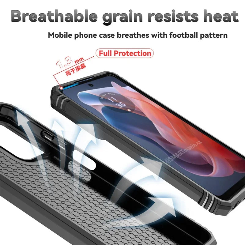 Armor Shockproof Case For Motorola Moto G Stylus 2026 G Play 2024 G Power 5G Edge 2025 Cover Ring Car Holder Shell Coque Funda