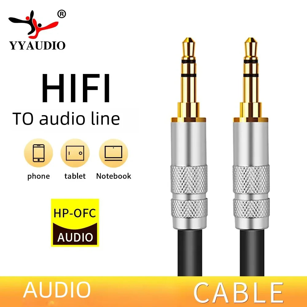 3.5mm Jack Audio Cable AUX Cable Jack Speaker Wire Male to Male Audio Aux Cable For Samsung Xiaomi iPhone Car Headphone Aux Cord
