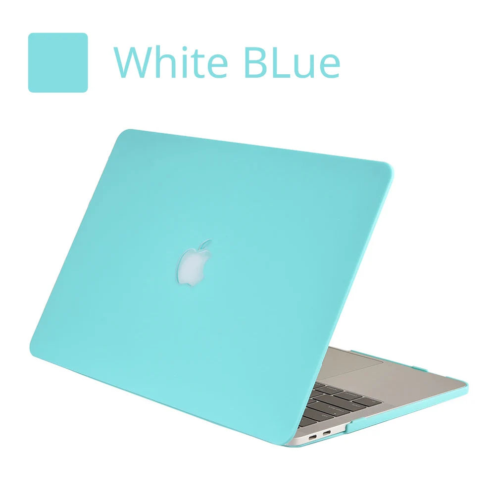 Frosted Laptop Case For Macbook Air 13 A2337 A1466 For Mac M1 Chip Pro 13 A2338 For Macbook Pro 14.2 16.2 Matte Protective Cover