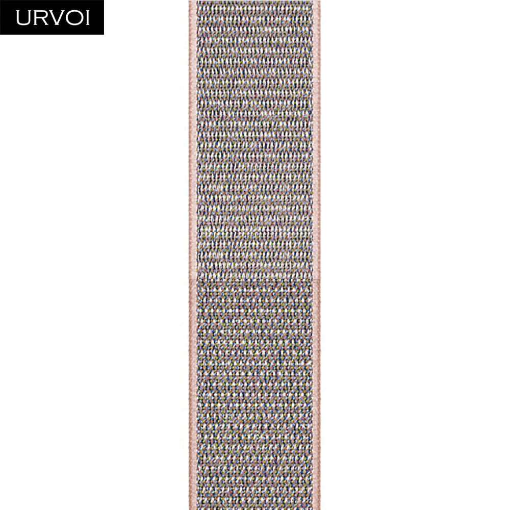 URVOI Sport Loop for Apple Watch Ultra 4 3 2 Series 12 11 10 9 SE3 Nylon Strap for iWatch Sport Band Hook&Loop Fastener 46 49mm