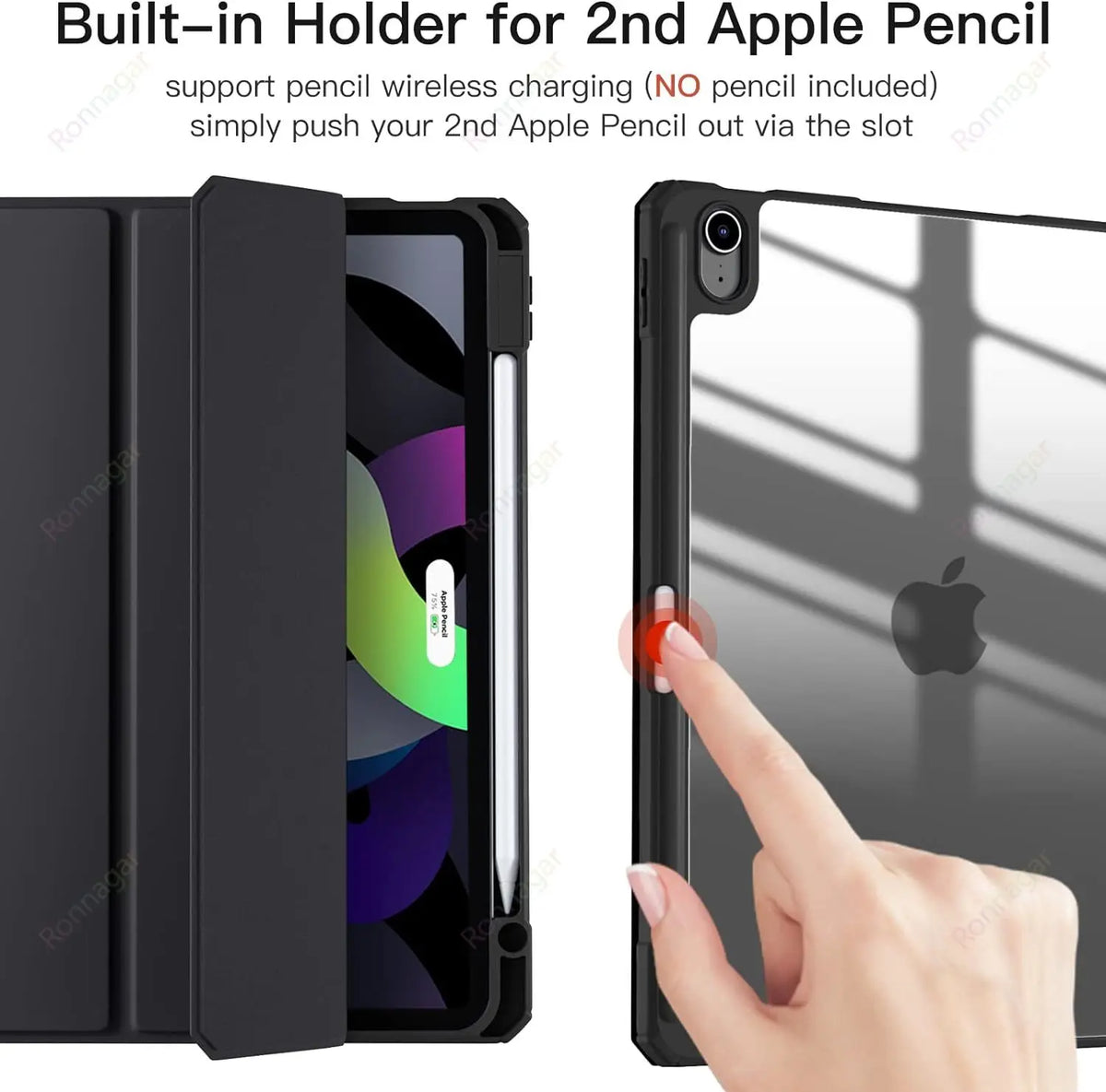 Smart Case for iPad A16 A19 12th 11th Gen 2026 2025 2024 Air11 13 M4 M3 Air 8 7 6 Air 5 4 Pro11 13 M4 M5 M2 10th 9 8 7 10.2 10.5