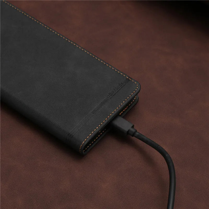 Leather Retro Anti-theft Wallet Flip Case For Motorola MOTO G Stylus Power Play 2025 2024 2023 2022 5G 4G Magnetic Phone Cover