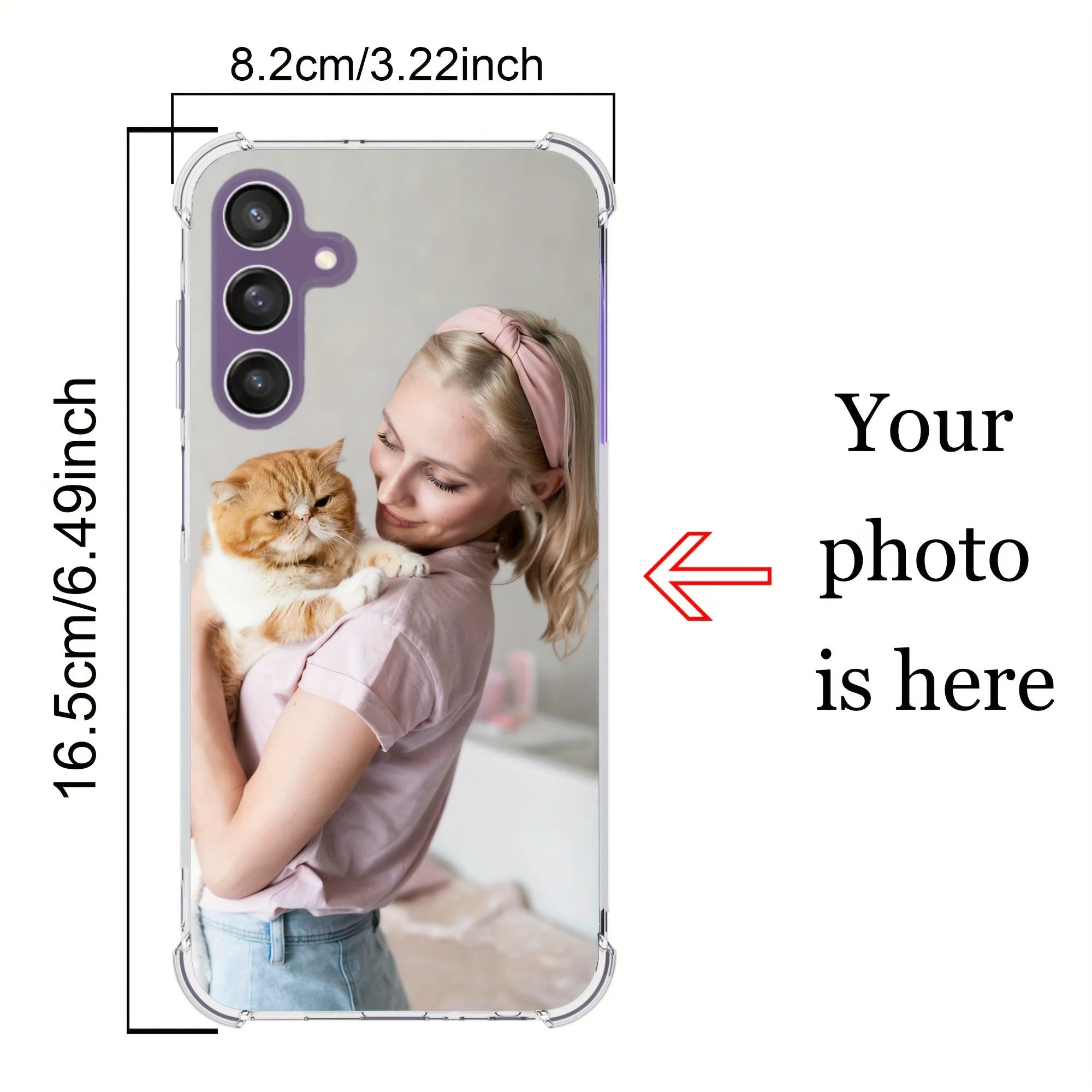 DIY Photo Customized Shockproof Case For Samsung Galaxy A55 A54 A53 A52 Case A35 A34 S25 S24 S23 S22 S21 S20 Ultra Plus FE Cover