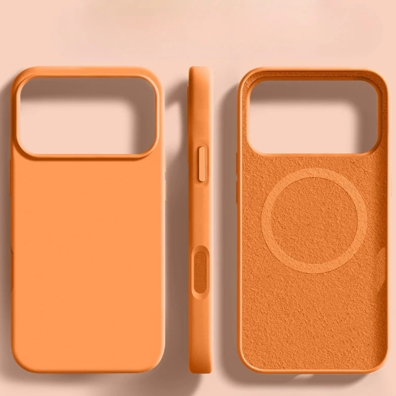 Liquid Silicone Magnetic For Magsafe Case For iPhone 17 Air 17E 16 15 14 13 12 11 Pro Max Plus Wireless Charge Matte Solid Cover