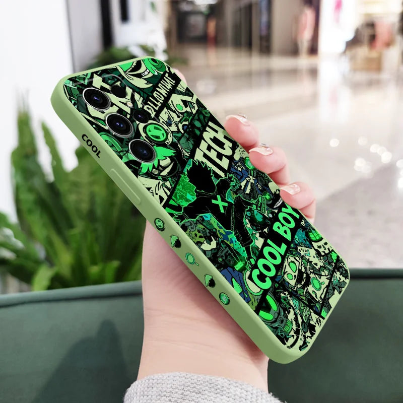 Cool Guy Graffiti Phone Case For Samsung Galaxy S25 S24 S23 S22 S21 S20 S10 S10E FE Ultra Plus Note 20 Ultra Silicone Cover