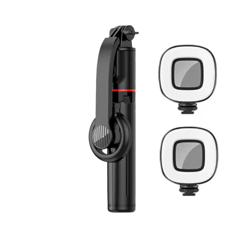 Mini Bluetooth Magnetic Selfie Stick Tripod For iPhone Android Magsafe Tripod Travel Monopod With Remote Mobile Phone Stabilizer