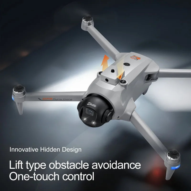 YL059 RC Quadcopter Drone with 4K Camera 23 Min FPV GPS Flight Optical Flow Positioning Auto Return Home RC Toy Boy Gift Dron