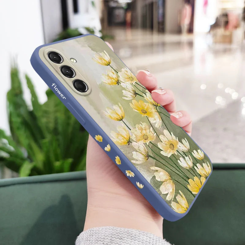 Small Cauliflower Phone Case For Samsung Galaxy S25 S24 S23 S22 S21 S20 S10 S10E Ultra Plus FE Note 20 Ultra 10 Plus Cover