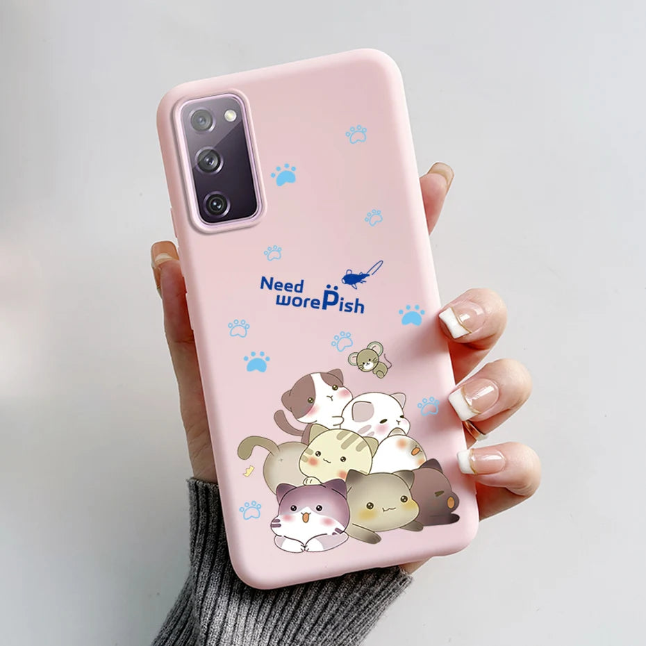 Case For Samsung Galaxy S20 FE Cover Candy Soft Silicone Phone Back Fundas For Samsung S20 Plus GalaxyS20 Ultra S20FE S 20 Cases