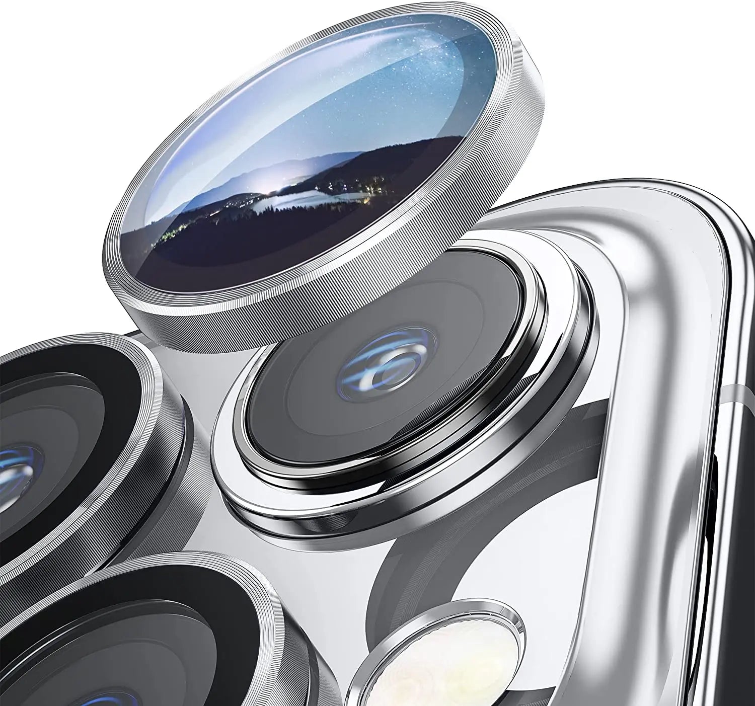 Glitter Diamond Camera Lens Protector Cover for iPhone 17 Air 16 E 16E 16Pro 15 14 Pro Max Plus 13 12 Mini 11 14Pro 13Pro